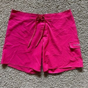 NWOT Panama Jack Mens Pink Swim Trunks Size L